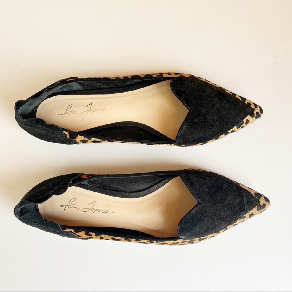 Isa Tapia Flats Calf Hair Animal Print